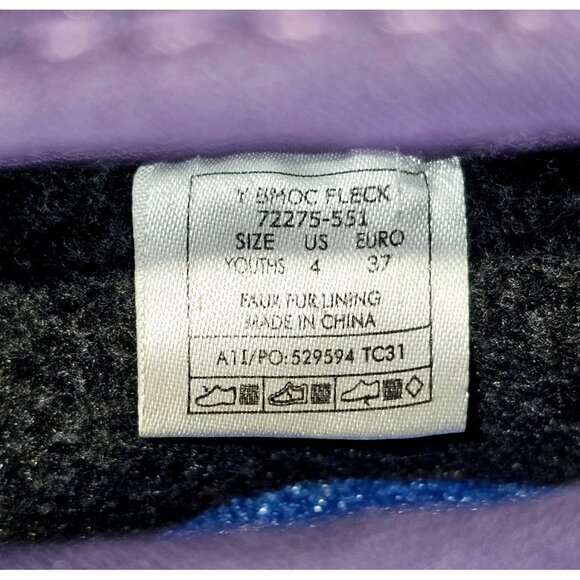 Bogs Kid's Eggplant Bmoc Waterproof Insulated  Fleck Boot Size 4 Young 283 - Picture 7 of 16